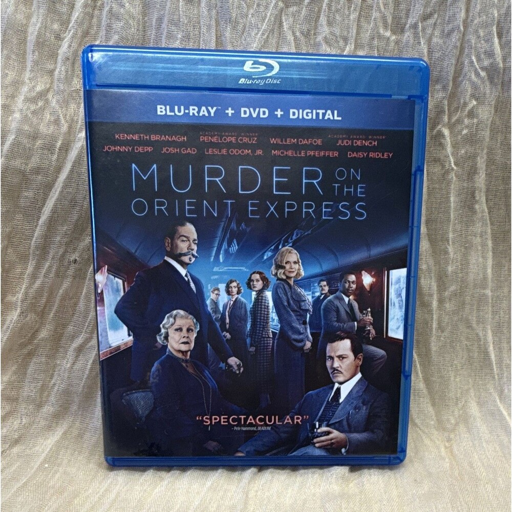 Murder on the Orient Express Blu-ray/DVD/Digital PG-13 English Branagh Dench